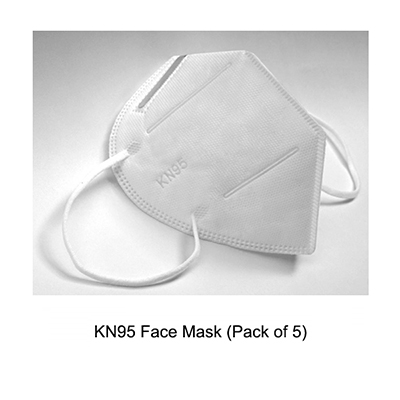 "KN95 Face Mask (Pack of 5) - Click here to View more details about this Product